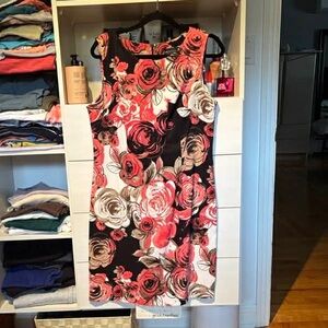 Connected Apparel floral midi dress – size 14